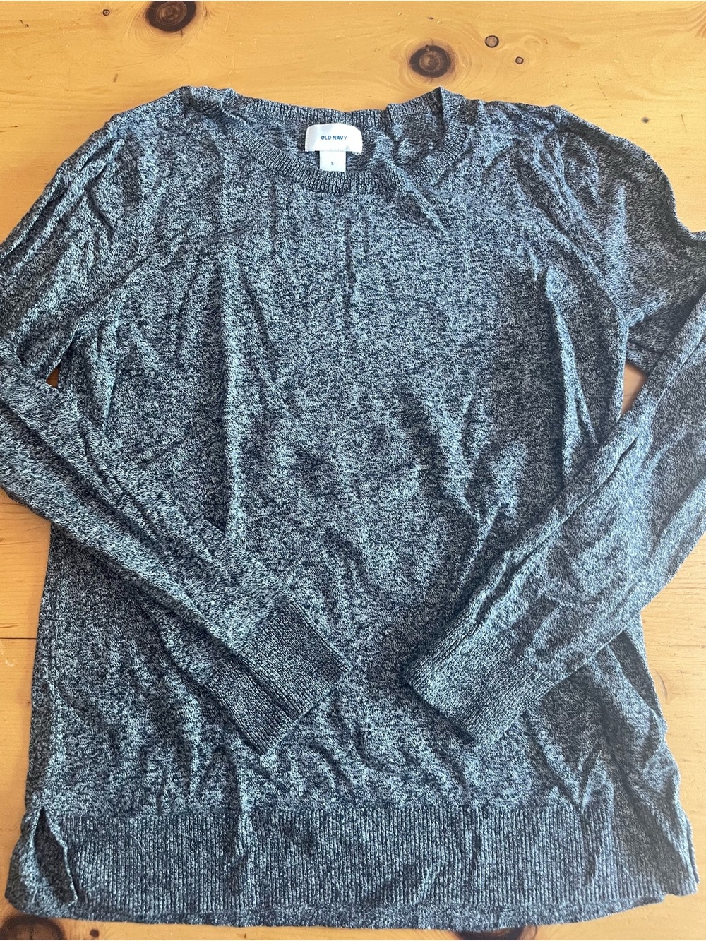 Old Navy Heathered Gray Crewneck Sweater